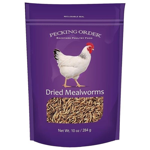 Pecking Order 00 Chicken Mealworm Treat, 10 oz Bag 9330